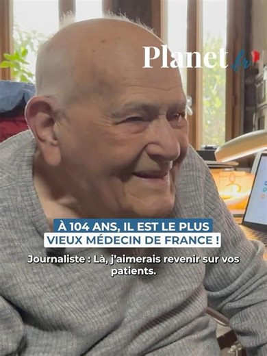 🩺 🎥 Christian Chenay, 104 ans : le plus vieux médecin de France !