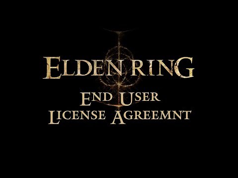 End User License Agreement | ELDEN RING