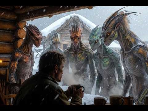 Trapped in a Storm With Alien Huntresses… One Human Changed Everything