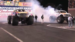 Dan Runte. He FASSSSS! He so fast, we made him and Bigfoot #16 our #fastfriday here on TMB. This is his then-World-Record speed pass in Norwalk, OH in 2010, alongside Rodney Tweedy in Bigfoot #10. #themonsterblog #monstertrucks #tmbtv #bigfoot4x4 | TheMonsterBlog.com