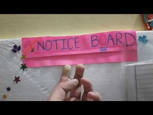 How To Make A Beautiful Notice Board With Basic Materials By Foxy