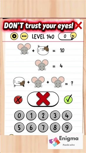 Can You Solve This Before Time Runs Out? Brain test level 140 🐭🐱