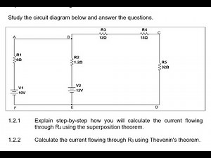 Industrial Electronics N4 THEVENINS THEOREM AUGUST 2017 Revision ‪@mathszoneafricanmotives‬