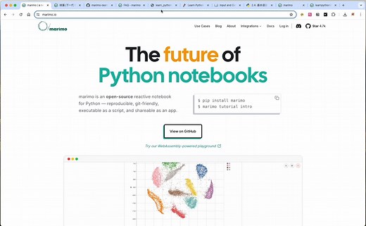 新一代 python 编程notebook: Marimo 初探