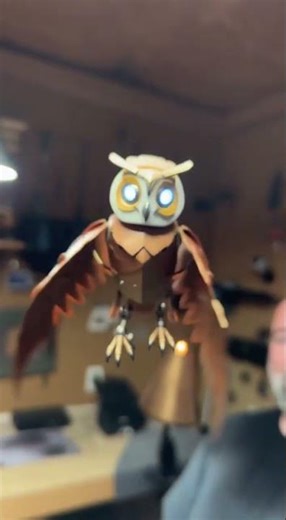 I Built a Fully Working Mechanical Owl for the Ranch