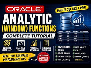Master Oracle Analytic Functions | ROW_NUMBER, RANK, DENSE_RANK, LAG, LEAD & More