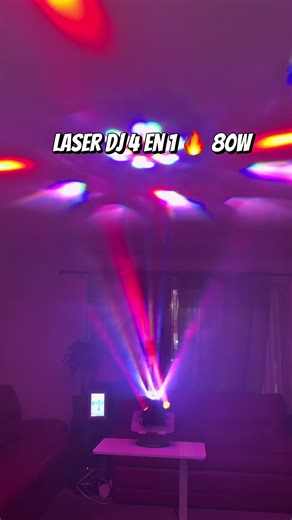 Ilumina tu fiesta como un club profesional. Láser 4 cabezas con efectos potentes, control DMX y modo automático para DJs, eventos y escenarios. ¡Pura energía visual #DJLighting #LaserShow #tiktokshopcreatorpicks #fanfavoritedeals #add