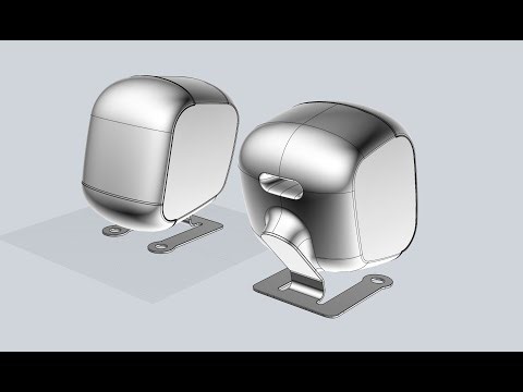 Surface Modeling in MoI3D, SpeakerBox