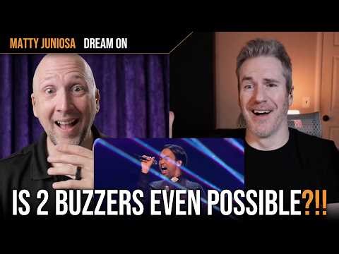 Vocal Coach & Songwriter react to Matty Juniosa’s Dream On | Golden Buzzer REPEAT on BGT!