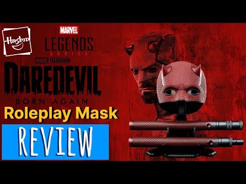 HASBRO Marvel Legends DAREDEVIL Born Again Roleplay Mask REVIEW