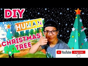 DIY Human Christmas Tree