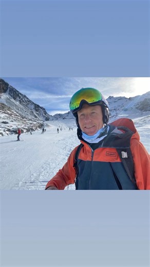 On the slopes of Val Thorens enjoying the pistes four years ago | Henry Druce