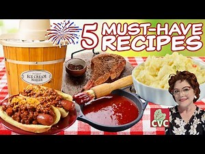 5 Picnic Must-Have Recipes - 4th of July Recipes - How to Make Homemade Ice Cream
