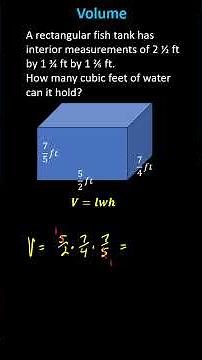 Determine the Determine the Volume of a Rectangular Prism (Box) #math #maths