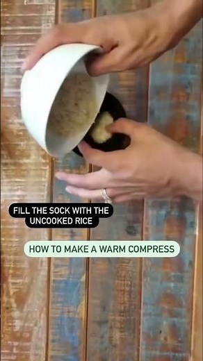 How to make a warm compress