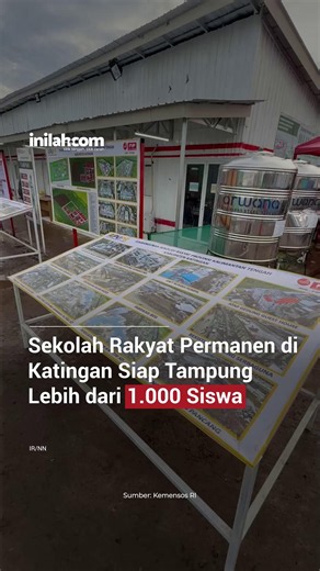 Sekolah Rakyat permanen di Kabupaten Katingan ditargetkan rampung Juni 2026 dan akan menampung lebih dari 1.000 siswa dari jenjang SD hingga SMA dengan sistem boarding school serta fasilitas lengkap. Menteri Sosial Saifullah Yusuf (Gus Ipul) menyampaikan kapasitas Sekolah Rakyat terus meningkat untuk memperluas akses pendidikan bagi masyarakat di berbagai daerah. Simak selengkapnya. - Selengkapnya kunjungi website dengan klik link di bio atau download aplikasi di Appstore dan Google Play Store. 