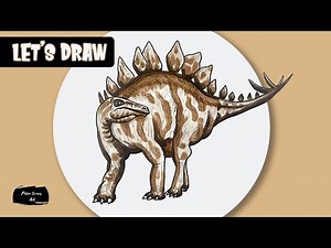 How to Draw a Stegosaurus in EASY Steps Video