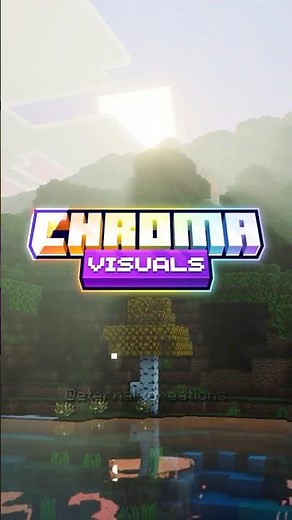 Have you tried Chroma Visuals yet? #minecraft #bedrock #shaders #addon #chroma #mcpe #marketplace