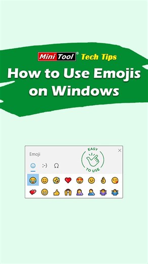 This short video teaches you how to use emojis on Windows 10/11. The utility involves Windows emoji keyboard shortcut and touch keyboard. Now, time to dive into the video.👀 #WindowsTips #emojis #emojisshortcut For more details, you can refer to this post: 👉https://www.minitool.com/news/windows-11-emoji-keyboard.html | MiniTool