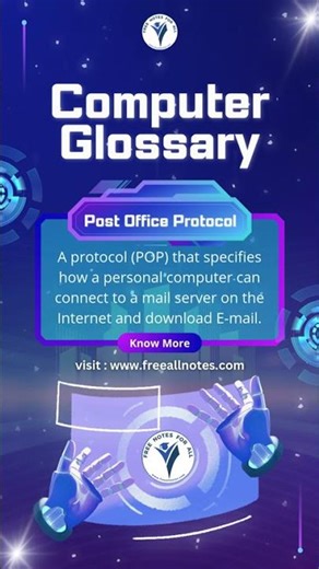 Post Office Protocol (POP) | Computer Glossary, Dictionary, Term #glossary #postoffice #protocol