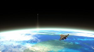 Fictional future's space elevator, orbit, exploration.