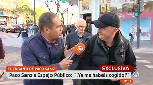 Paco Sanz habla por primera vez desde que salió de prisión: "Ya me habéis cogido"