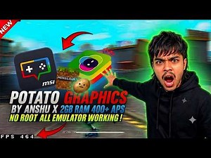 ⚡ Potato Graphics by AnshuXopt | 2GB RAM ⚡ 400+ FPS 😱 || 0% LAG ISSUE😱 | | NO ROOT Method (4K)