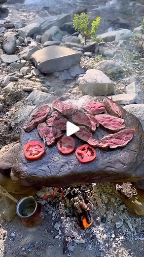Steak Eu on Instagram: "Cooking steaks on a hot rock🪨🔥 📷: @spart4nn . . . . #foodlove #foodgram #potatoes #foodblogger #foodstagram #delicious #salt #saltbae #grill #steak #beef #nystrip #kebap #barbecue #bestmeat #dryaged #instabbq #instameat #cookingwithfire #outdoorcooking #firecooking #asado #ribeye #steakhouse #recipes #foodstylist #foodart #foodshare #foodlover #foodpics"