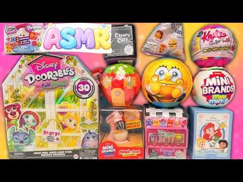 🩵 24 Minutes ASMR Mystery Toy Unboxing! Blind Boxes & Blind Bags (NO TAPPING, No Music, No Talking)