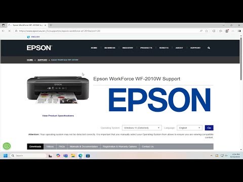 How To Install and Setup Epson WorkForce WF-2010W Printer [Guide]