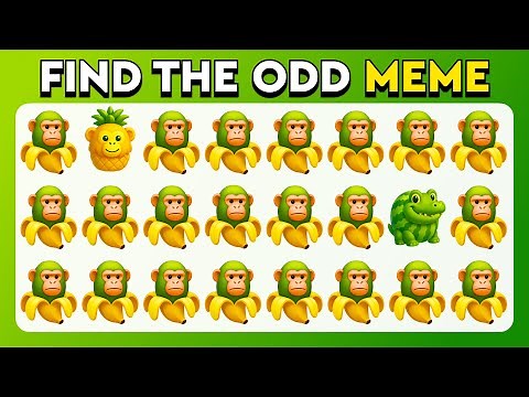 Find the ODD One Out - BRAINROT Extreme Challenge 🔥🤯 | Italian Meme Emoji Quiz