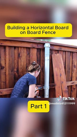 How to Build a Horizontal Board on Board Fence