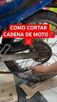 How to Cut a Motorcycle Chain? (Quick Trick) ⛓️‍💥🔗 #tutorial #mechanicshop