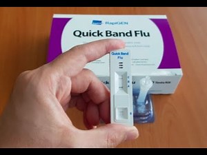 래피젠 퀵밴드 플루/인플루엔자 A형 독감검사/Quick Band Flu/RapiGEN/빠른독감진단키트
