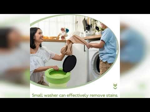 Review: Portable Foldable Mini Washing Machine 6l Capacity with Spin Dryer, Portable Clothes W...