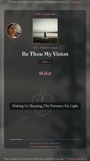 Be Thou My Vision (with Lyrics) — Celtic Hymn #Shorts