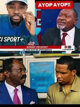 His name is Célestin Njamen from Cameroon, he will be speaking about FECAFOOT and the Ministry of...