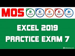 Excel 2019/365 (MO-200) Practice Exam 7