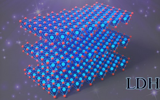 3D科研绘图教程|层状材料水滑石LDH的建模和渲染