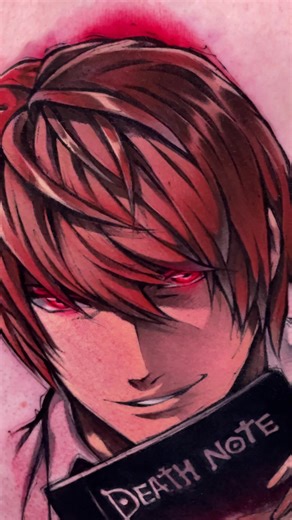 Uuuuu Kira… Light Yagami z Death Note ze świecącymi oczami😈 Chyba komuś właśnie się zmarło😢 @Barber DTS @BarberDTS_polska @neba.tv #deathnote #lightyagami #animetattoo #tatuaż #tatuaz