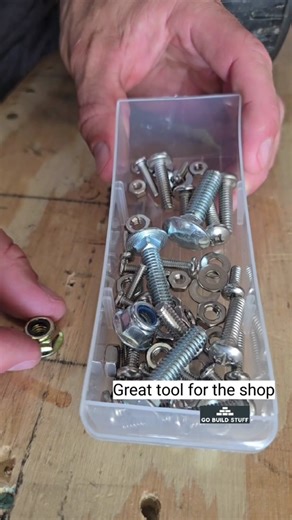 Having a nut a bolt guage in the shop is a big time saver #bolts #gobuilfstuff