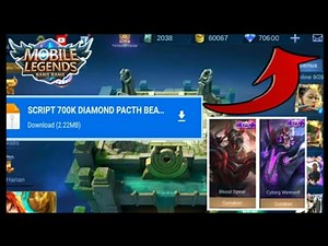 UPDATE || Script 700K diamond legal terbaru - MOBILE LEGENDS