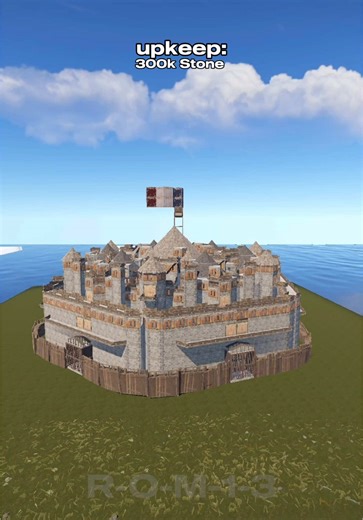 I was bored so I built a Castle ..😂🇫🇷🫶🏻(This is not a real base)#rust #rustgame #EU #fyp #foryou #pc #pourtoi #rusttok #rustconsole #prt #rustbuilder #build #rustpc #rustbuild