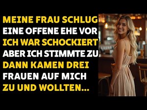 Meine Frau schlug eine offene Ehe vor. Ich stimmte zu, aber dann kamen drei Frauen...