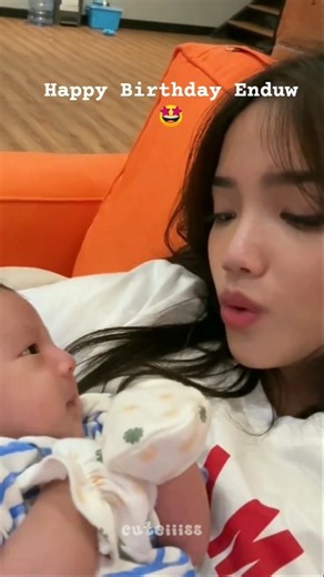happy birthday 1 tahun Enduw🤩 #fuji #fujian #enduw #ericacarlina #shortvideo