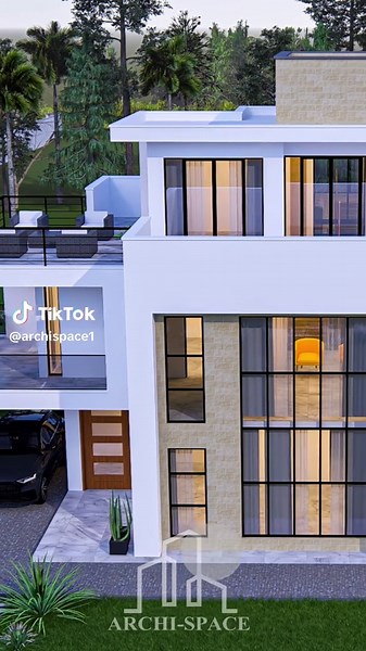 Stunning Modern 4 Bedroom Villa Exterior Design