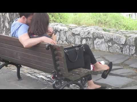 Sensual Dangling In Black Ballet Flats