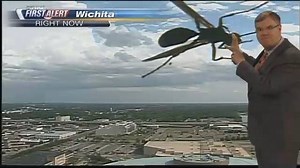 You never know who might join Jay Prater, CBM for the forecast on KAKE. | KAKE News