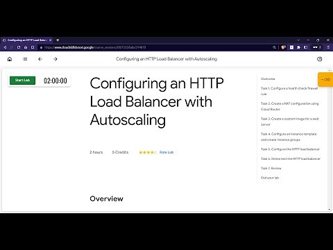 Configuring an HTTP Load Balancer with Autoscaling | GCCP #lab