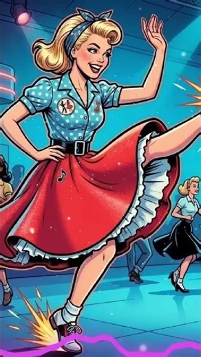 Jitterbug Swing #1950s #rockabilly #rocknroll #rocknrollplaylist #shorts